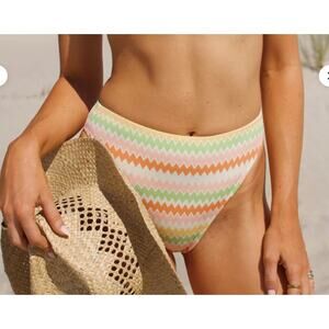 dippin daisy sea shore hang ten stripe bottom XL NWT